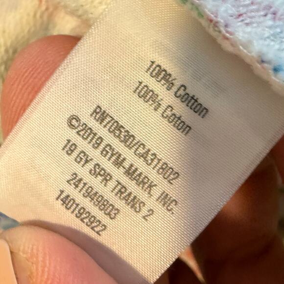 Gymboree Floral Drop Waist Terry Sweatshirt Dress Pockets Girls M 7 8 - Picture 6 of 10